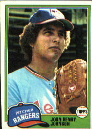 1981 Topps Baseball Cards      216     John Henry Johnson
